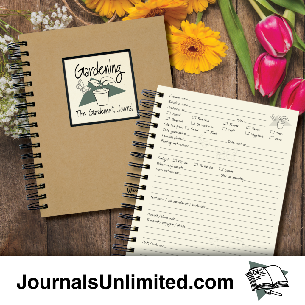What To Write in a Garden Journal & 5 Garden Journals to Shop