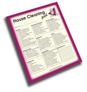 NP-430-House-Cleaning Jumbo Note Pad