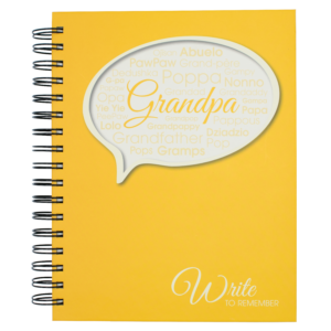 Write to Remember Grandpa Interview Journal