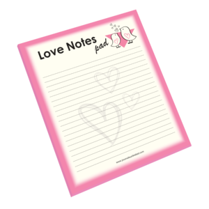 NP-433 Love Notes Notepad