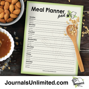 Jumbo Notepad - Meal Planner