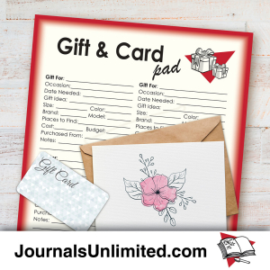 Jumbo Notepad - Gift and Card Reminder