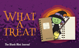 Halloween Blank mini Journal