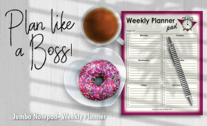 Weekly Planner Pad