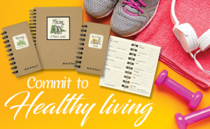 commit to healthy living slideshow slide