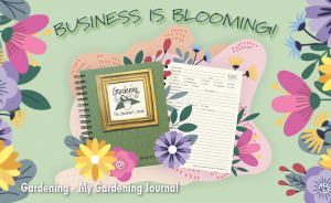 Gardening Journal Business is Blooming Slideshow Slide